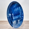 Weihnachtsteller - 1972: Bremen - von Berlin Design - blaues Porzellan - begrenzte Auflage - Made in West Germany - TOP Zustand (8C3)