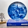 Sammelteller, Städteteller: Bamberg - Berlin Design - blaues Porzellan  - Made in Germany - mit Karton - 8D1 - TOP Zustand