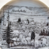 Royal Bavaria KPM Porzellan Städteteller - Motiv: Bielefeld - HANDARBEIT - Sammelteller 9cm Durchmesser - TOP Zustand - 9B1