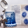 Sammelkrug Berlin Design - Serie: Jahresseidel - Hämelschenburg- blaues Porzellan - Made in Germany - 9D3 - TOP Zustand