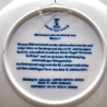 Sammelteller Berlin Design - Serie: Mettmann - Hotel Vogel  - blaues Porzellan  - Made in West Germany - 9D2 - TOP Zustand