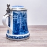Sammelkrug Berlin Design - Serie: Alt Bremen - An der Schlachte - blaues Porzellan - Made in Germany - 9D3 - TOP Zustand