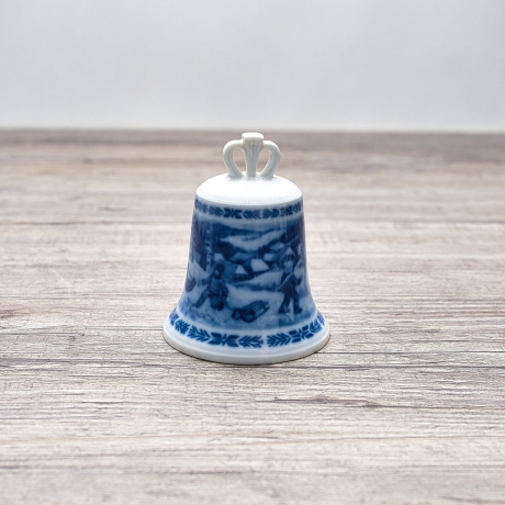 Weihnachtsglocke - Berlin Design - 1977 - blaues Porzellan - Made in Germany - 8D3 - TOP Zustand - limitiert