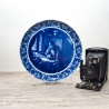 Sammelteller Berlin Design - Geograph nach Johannes Vermeer, blaues Porzellan  - Made in Germany - 9E3 - TOP Zustand- Mit ZERTIFIKAT