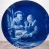 Sammelteller Berlin Design - Serie: van Mieris - Das alte Paar - blaues Porzellan - Auflage 5.000 - Made in Germany - 9E2 - TOP Zustand