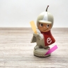 Werbefigur, Spardose der HEW Hamburg - Hamburgische Electricitäts-Werke (Jetzt: Vattenfall) aus den frühen 1970er Jahren, mit Mängeln - 8D3
