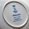 Sammelteller Muttertag: 1971 Silberpudel - Berlin Design - blaues Porzellan  - Made in West Germany - 19,5 cm - 8B3 - TOP Zustand