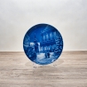 Weihnachtsteller - 1972: Bremen - von Berlin Design - blaues Porzellan - begrenzte Auflage - Made in West Germany - TOP Zustand (8C3)