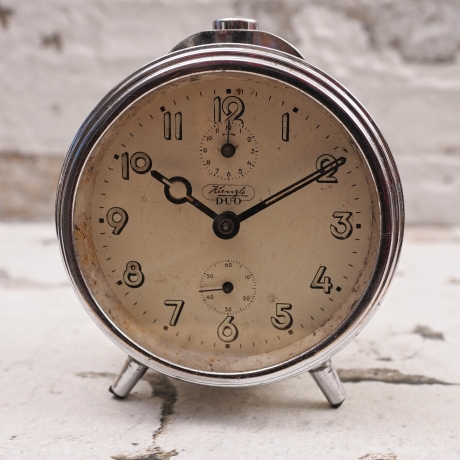 Vintage Wecker Kienzle Duo Uhr - mechanisch (6B)