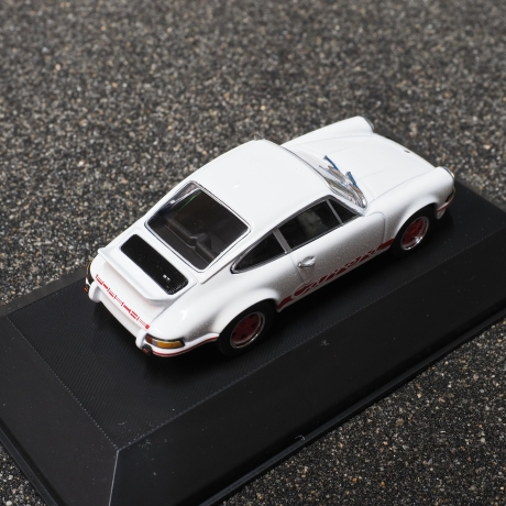 Automodell Porsche 911 Carrera RS 1:50 - 1973, unbekannter Hersteller, Maßstab  1/50 in TOP Zustand mit Acrylglashaube