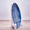 Sammelteller Berlin Design - Olympischen Spiele 1984 in Los Angeles - blaues Porzellan - Made in Germany - 9D1 - TOP Zustand