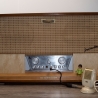 Röhrenradio Retromod: Philips Jupiter Stereo 404 mit modernem Karaoke Verstärker umgebaut inkl. moderner Monacor Speaker - Einzelstück