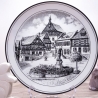 Sammelteller - Motiv Burgkunstadt Marktplatz - BAUR Versand - Made in Germany - 9E3 - TOP Zustand