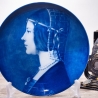 Sammelteller Berlin Design - Serie: Da Vinci - Beatrice d Este - blaues Porzellan - Auflage 5.000 - Made in Germany - 9E1 - TOP Zustand