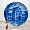 Sammelteller Berlin Design - Serie: Alt Verden - 400 Jahre Domgymnasium  - blaues Porzellan  - Made in West Germany - 9D2 - TOP Zustand
