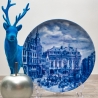 Sammelteller Berlin Design - Städteteller Bonn - Marktplatz im Rathaus - blaues Porzellan - Made in Germany - 9D2 - TOP Zustand