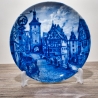 Sammelteller, Städteteller: Rothenburg ob der Tauber - Berlin Design - blaues Porzellan  - Made in Germany - mit Karton - 8C2 - TOP Zustand