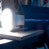 Vintage Bohrmaschine LESTO umgebaut zu einer außergewöhnlichen Handlampe -  Upcycling Handmade in Germany! Mit Zertifikat