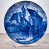 Sammelteller Berlin Design - Serie: Münsterland - Burg Vischering - blaues Porzellan  - Made in Germany - 9D1 - TOP Zustand