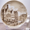 Sammelteller Berlin Design - Städteteller Frankfurt- Der Römerberg zu Frankfurt um 1829 - Made in West Germany - 9D2 - TOP Zustand