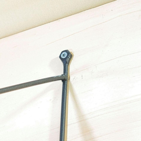 String Regal, Nuten Variante (Lübke, Vitsoe), vollständig restauriert, schwarze Leitern, 4 Böden inklusive. HxBxT 108cm x 60cm x 24cm