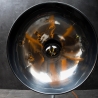 Stylische Bürolampe aus einer 1960er EGB Wärmelampe  - Upcycling, ehemalige DDR Lampe, Handmade in Germany, mit Zertifikat