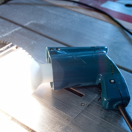 Vintage Bohrmaschine LESTO umgebaut zu einer außergewöhnlichen Handlampe -  Upcycling Handmade in Germany! Mit Zertifikat