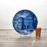 Sammelteller, Städteteller: Trier - Berlin Design - blaues Porzellan  - Made in Germany - mit Karton - 8E1 - TOP Zustand