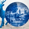 Sammelteller Berlin Design - Serie: Alt Bremen - Ansgaritor 1807  - blaues Porzellan  - Auflage 3.000 - Made in Germany - 9D1 - TOP Zustand