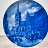 Sammelteller Berlin Design - Serie: Alt Hannover - Köbelingerstraße - blaues Porzellan -  Auflage 5/? Made in Germany - 9D1 - TOP Zustand