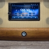 Röhrenradio Retromod: Holzgehäuse Radio mit Android Radio (Touchscreen Wi-Fi, Bluetooth) umgebaut- 2 JBL Speaker + Bassreflex - Einzelstück