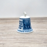Weihnachtsglocke - Berlin Design - 1980 - blaues Porzellan - Made in Germany - 8D3 - TOP Zustand - limitiert