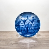 Sammelteller, Städteteller: Frankfurt am Main - Berlin Design - blaues Porzellan  - Made in Germany - mit Karton - 8B1 - TOP Zustand