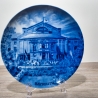 Sammelteller, Städteteller: Bayreuth - Berlin Design - blaues Porzellan  - Made in Germany - mit Karton - 8C1 - TOP Zustand