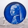 Sammelteller Berlin Design - Serie: Vermeer - Das Mädchen - blaues Porzellan - Auflage 5.000 - Made in Germany - 9E1 - TOP Zustand