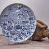 Sammelteller Berlin Design - Landschaftsteller - Küstenland - blaues Porzellan - Made in West Germany - 9D2 - TOP Zustand