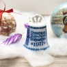 Weihnachtsglocke - Berlin Design - 1977 - blaues Porzellan - Made in Germany - 8D3 - TOP Zustand - limitiert