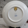 Weihnachtsteller 1976  - Lichte Porzellan, blaues Porzellan, Echt Kobalt,  DDR  - Made in GDR, Porzellan 1A, Aufhängung speziell (8F)