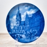 Sammelteller Berlin Design - Serie: Alt Hannover - Köbelingerstraße - blaues Porzellan -  Auflage 5/? Made in Germany - 9D1 - TOP Zustand