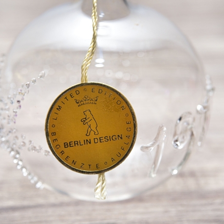 Berlin Design - Glas-Weihnachtskugel - 1977 - Limitierte Auflage, Sammlerstück - Made in Germany - 9C1