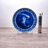 Sammelteller Berlin Design - Dame mit Hut nach Johannes Vermeer, blaues Porzellan  - Made in Germany - 9E3 - TOP Zustand