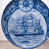 Sammelteller Schiff - Cutty Sark 42/1250 - Berlin Design Nautica - blaues Porzellan - begrenzte Auflage - Made in West Germany (9E2) TOP