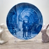 Sammelteller Berlin Design - Serie: Alt Bremen - Ratskeller 1860  - blaues Porzellan  - Auflage 3.000 - Made in Germany - 9D1 - TOP Zustand