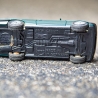 Herpa BMW 3er Cabrio (E30) Modellauto in grün/türkis – Maßstab 1:87 – Sammlerstück mit Mängeln für BMW-Fans und Modellauto-Liebhaber H0 1/87
