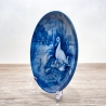Sammelteller Muttertag: 1973 Enten - Berlin Design - blaues Porzellan  - Made in West Germany - 19,5 cm - 8B3 - TOP Zustand
