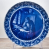 Sammelteller Berlin Design - Geograph nach Johannes Vermeer, blaues Porzellan  - Made in Germany - 9E3 - TOP Zustand- Mit ZERTIFIKAT