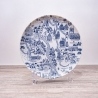 Sammelteller Berlin Design - Landschaftsteller - Niedersachsenland - blaues Porzellan - Made in West Germany - 9D2 - TOP Zustand