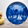 Sammelteller Berlin Design - Deutscher Olympia Teller Montreal 1976 - blaues Porzellan - Made in Germany - 9E1 - TOP Zustand