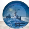 Rosenthal Weihnachts-Sammelteller - Entwurf Willi Hein - Motiv Heiligabend 1962 - handbemalt - 9E3