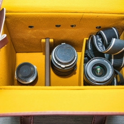 Vintage Kamerakoffer von Erno -  Stilvolles Design und sichere Aufbewahrung für Ihre Kameraausrüstung. Herstellungsjahre 1970-80 (RR-U)